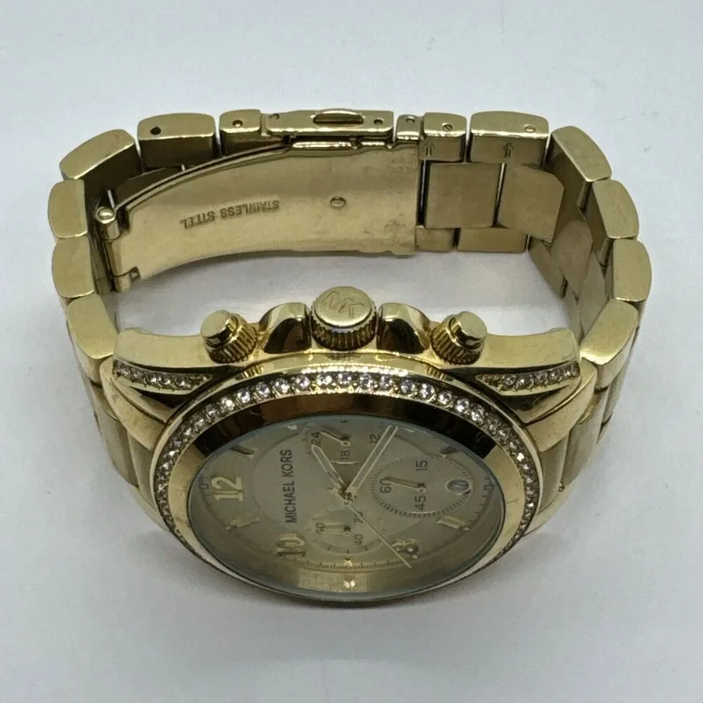 Michael Kors Blair MK5166 Women's Gold Stainless Steel Analog Dial Watch JNA594